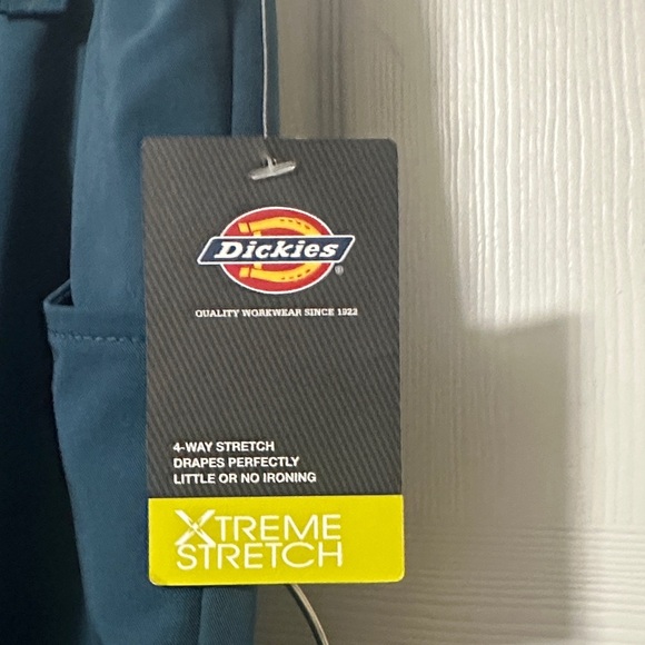 Dickies Dark Teal Scrub Drawstring Pants - Picture 2 of 7